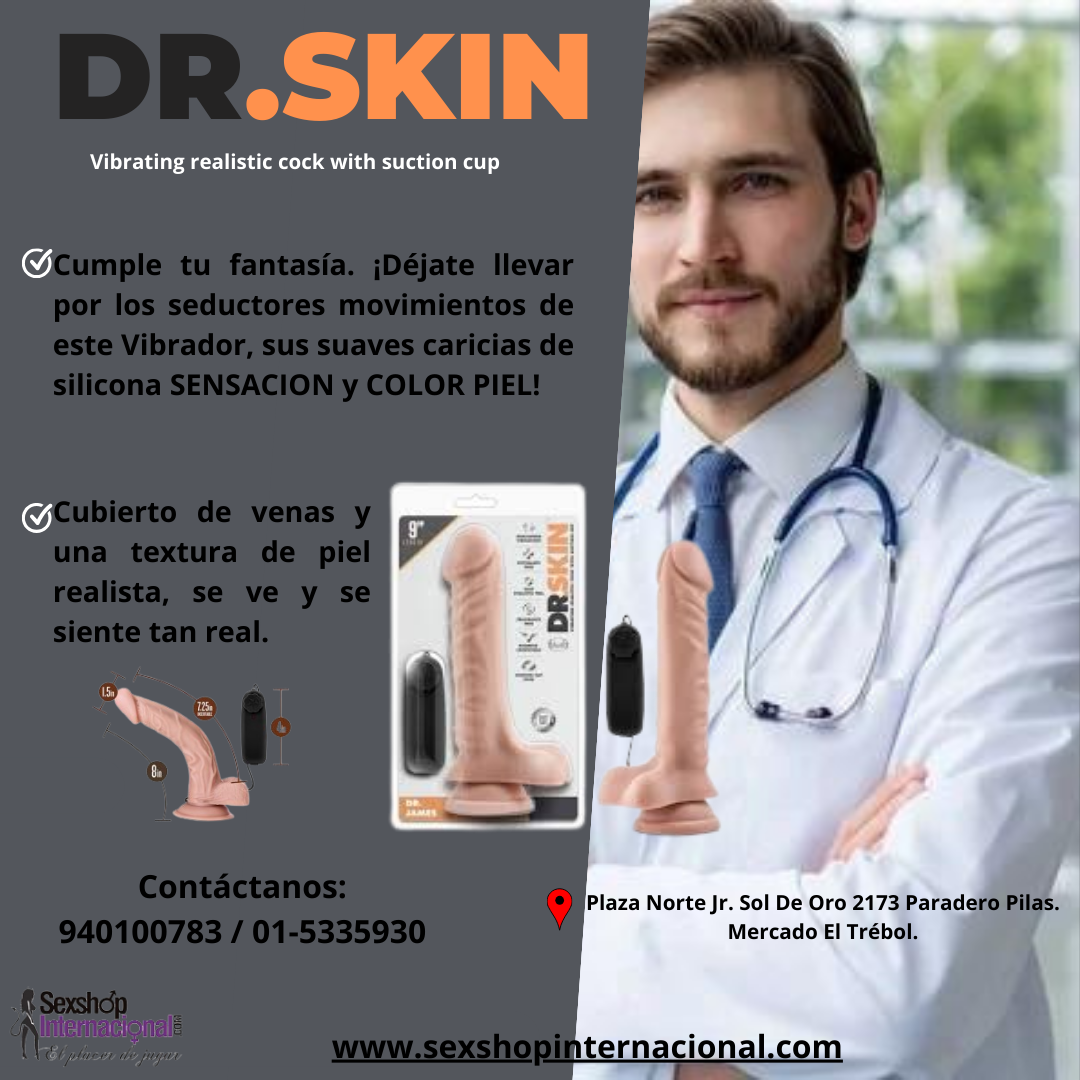 VIBRADOR DR.SKING LLEGO A QUITARTE TODOS LOS MALES 